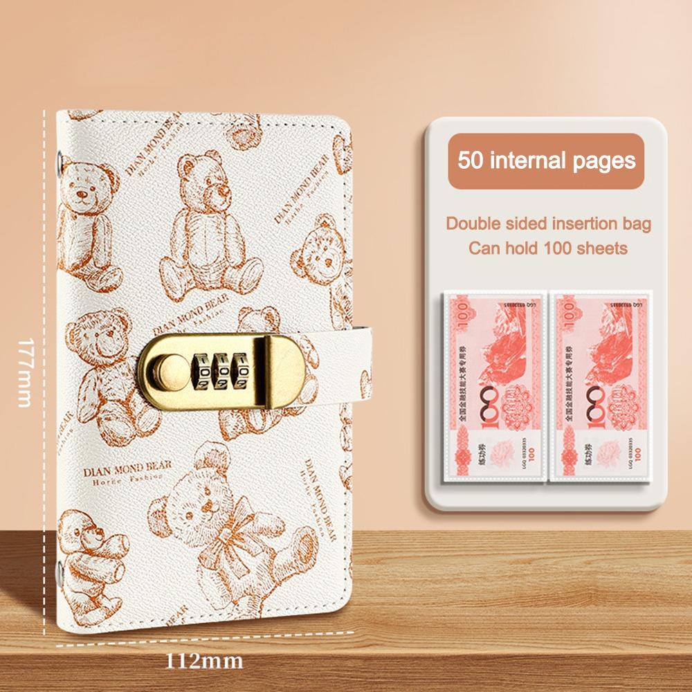 

Password Lock 50 Envelopes Money Saving Challeng PU Savings Challenges Sheets Budget Binder