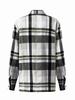 2025 Women's Cross-Border Plaid Shirt Jacket – Casual, Versatile Mid-Length Design