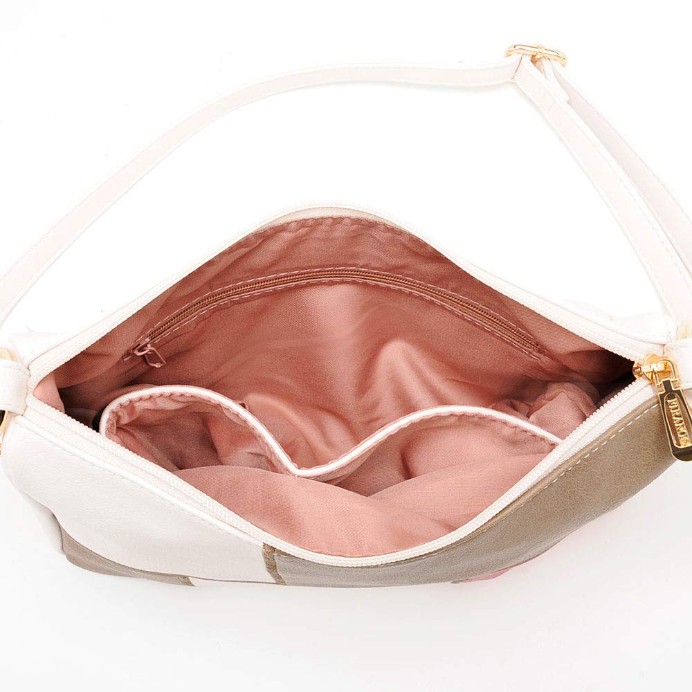 FIRANO Colorful Tote Bag Shoulder Bag Set for White & Women, 401437S,