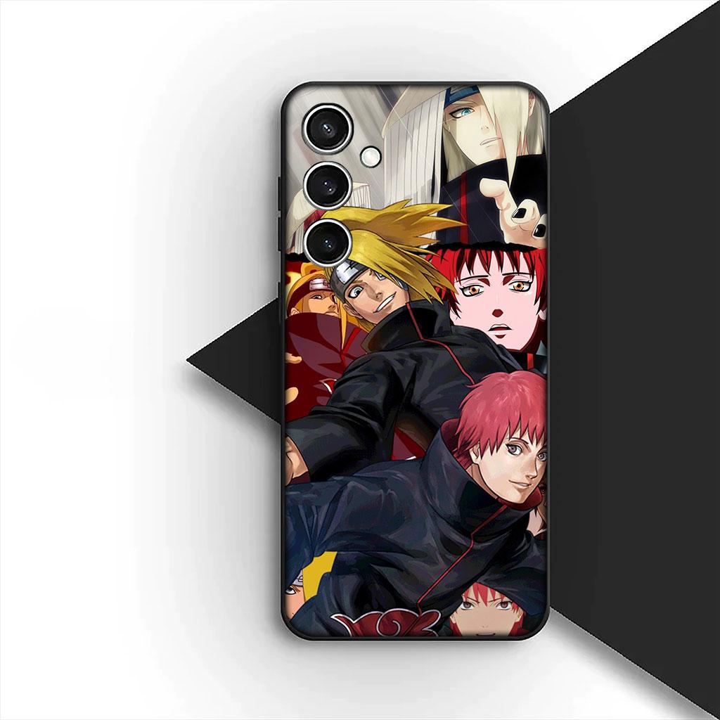 Phone Cover for Samsung Galaxy S22 S21 S20 FE Ultra Plus A07 A17 A15 A16 A25 A57 A37 Case Akatsuki Deidara Narutos Itachi Uchiha