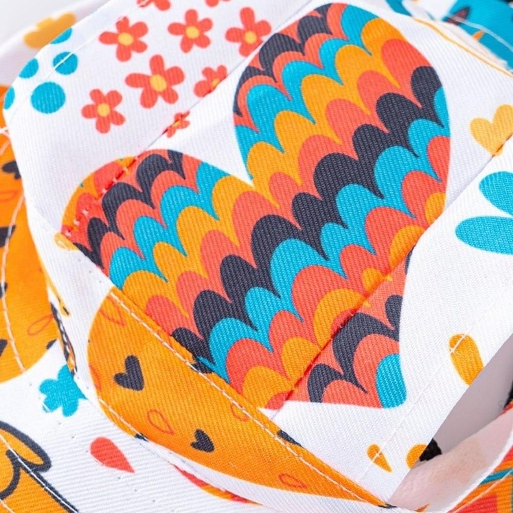 Adjustable Pet Sun Hat Breathable Pet Baseball Cap Fashion Dog Sunscreen Hat Walking