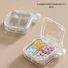 7-Compartment Portable Pill Box for Weekly Medication, 3 Meals a Day, Compact Carry-On Storage