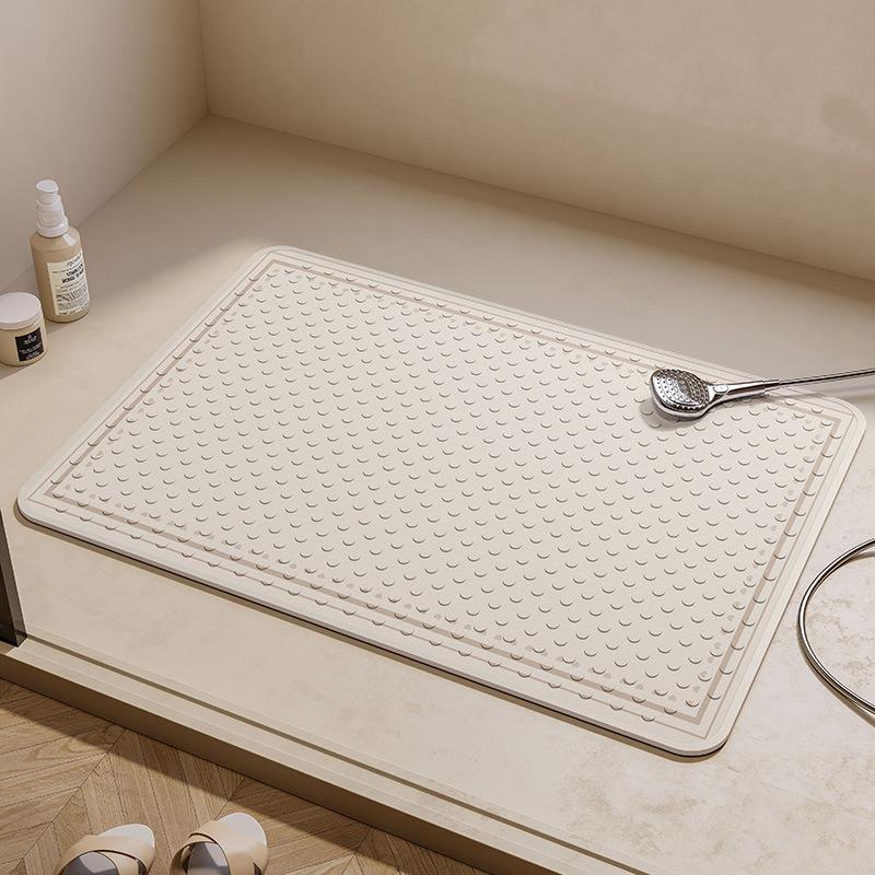 Bathroom Non-Slip Floor Mat, Bathroom Special Bath Anti-Drop Foot Mat, Bathroom Toilet Shower Room Waterproof Suction Cup Mat