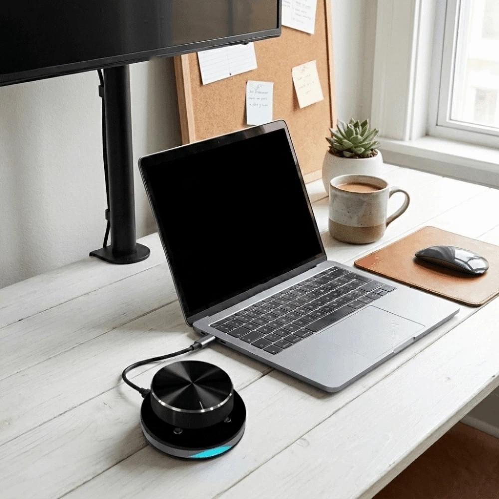 Wireless Volume Control Knob Lighting Sound Controller Knob External Media Controller  Computer Use