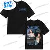 Sängerin Zahide Merch T-Shirts Unisex Wounisex Sommer Kurzarm Baumwoll-T-Shirt Oversized Ästhetisch Trendiges T-Shirt Streetwear Schwarz