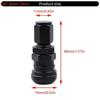 Y4UA Multifunctional Car Tire Valves Stems Cores Aluminum with Protective Caps for Various Vehicle Extreme Driving Conditions