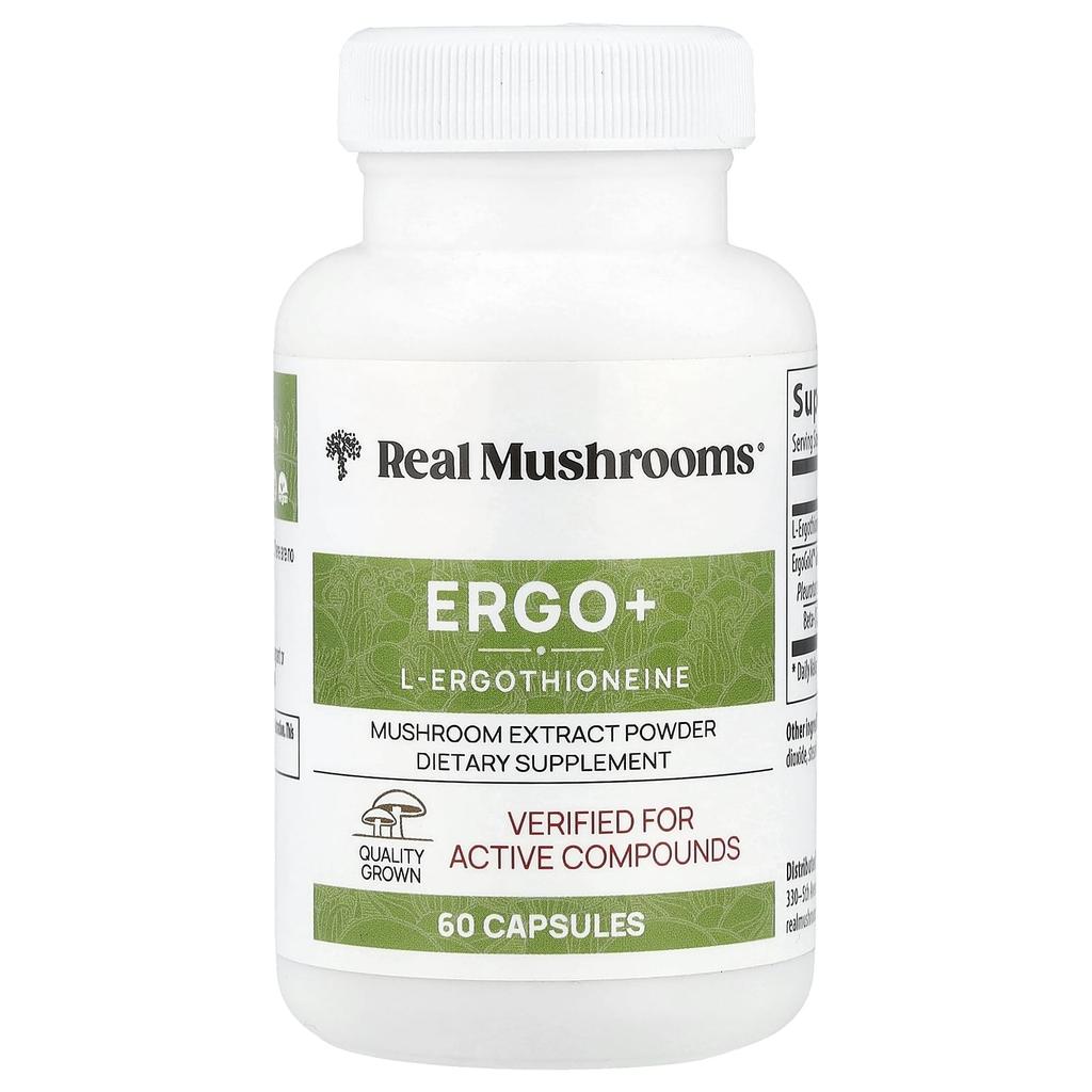 Ergo + L-Ergothioneine, 60 Capsules