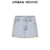 UR Women's Lace-Trim Denim Skort