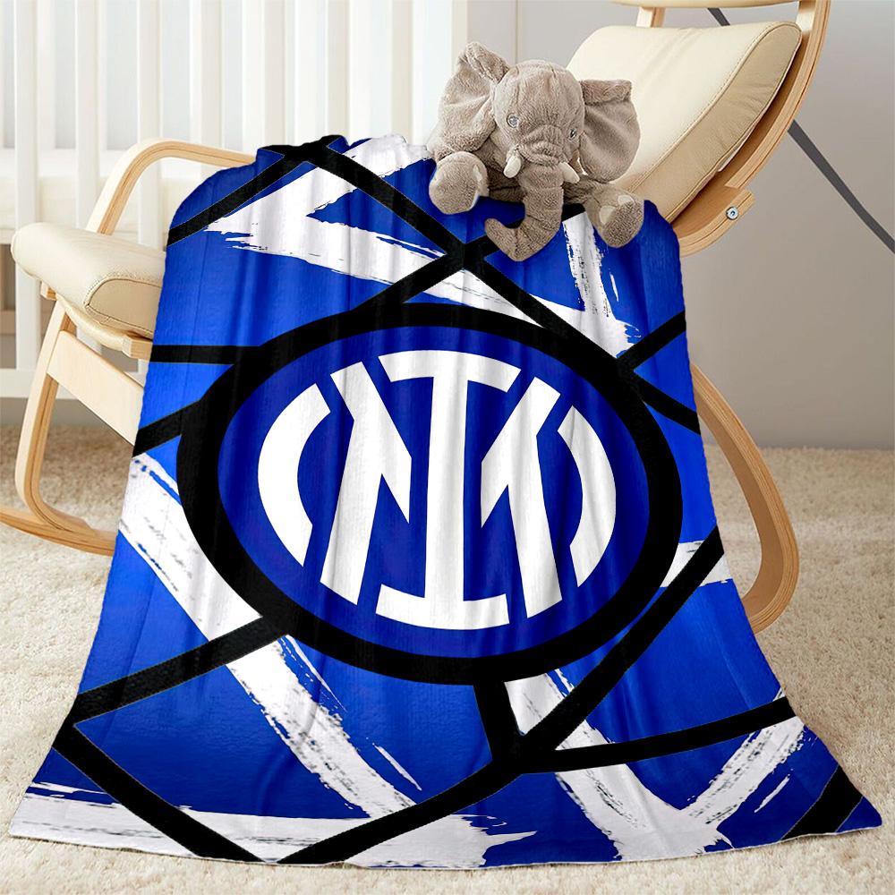 Inter Milan Blanket Durable Comfort Perfect For Bedding Couch Picnics Four Seasons Universal Stylish Decor Ideal Gift For Birthday Valentine'S Day
