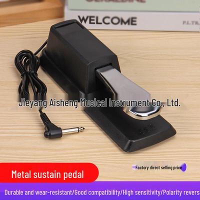 Premium Durable Electronic Organ Sustain Pedal for Digital Pianos - Universal Keyboard Accessory