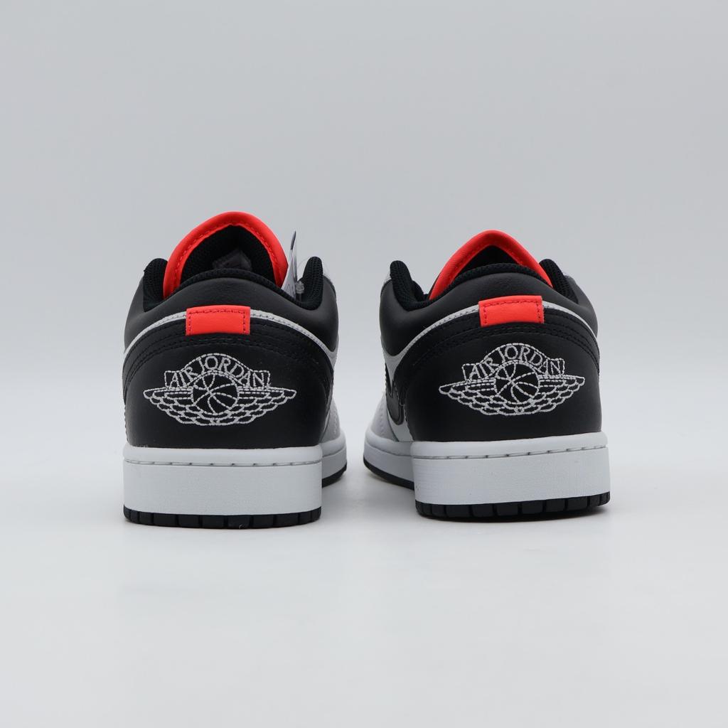 553558-045 Nike Air Jordan 1 Low Neutral Grey Infrared 23 Black (Men's)