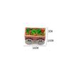 10pcs Plastic Micro Landscape Flower Bed Model 1:50 1:75 Scale Garden Border  Minihouse Accessories