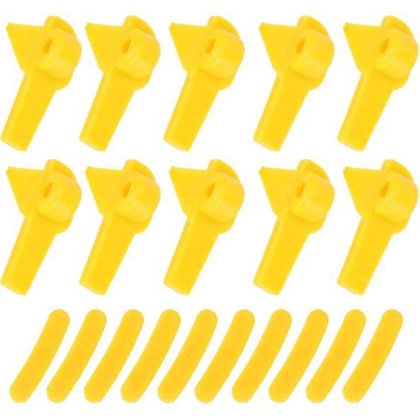 

Tire Demount Head 20Pcs Car Tyre Changer Protector Tire Machine Part Mount Demount Head Duck Insert Rim Protector Tire Changer Protective Rubber Mats