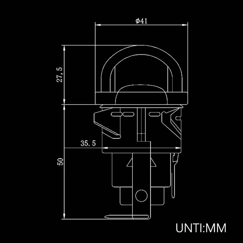 1 Pc Microwave Lamp Oven Light Bulb W/ Base 25W Voltage 110V / 250V Flat Head Tempered Glass Heat Temp Resistant 500℃