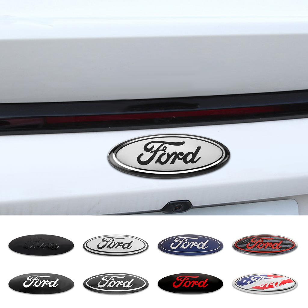 Car Front Head Hood Bonnet Emblem Cover Rear Tail Bumper Trunk Sticker Badge Decal Styling For Ford Focus Fiesta Mondeo Ranger