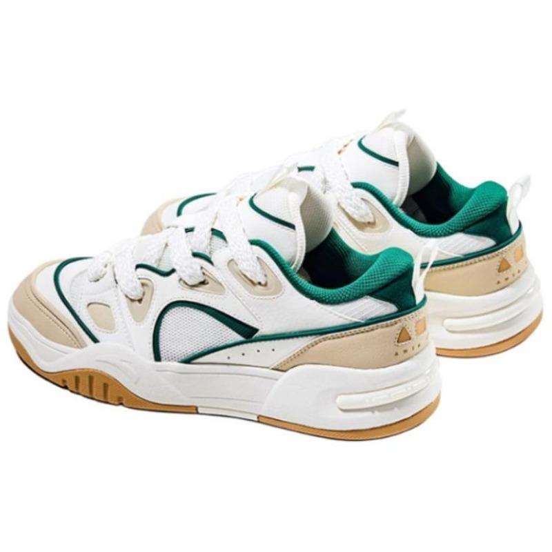 Anta Aojie S men low-top skate shoes white yellow green cushioned durable comfortable 112428061-5