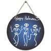 Halloween Decoration Wooden Round Sign Creative Decorative Hanging Tag