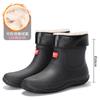 New short rain boots women's waterproof and non-slip women's rain shoes water shoes adult thick sole wear-resistant