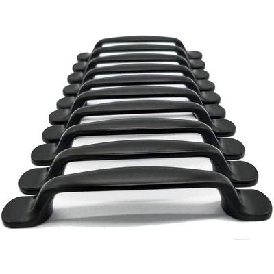 Poignée De Meuble - AIMOONSA - Lot De 20 - Entraxe 96 Mm - Aluminium - Noir