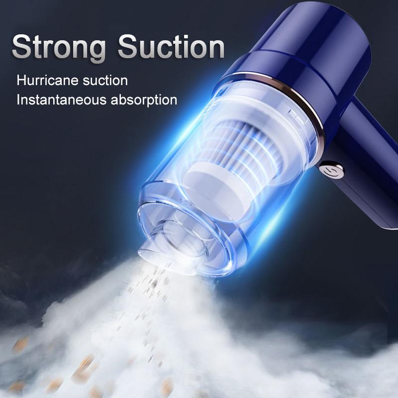 High Suction 2 In 1 Car Vacuum Cleaner Wireless Charging Air Duster Handheld High-power Vacuum Cleaner for Home Office
