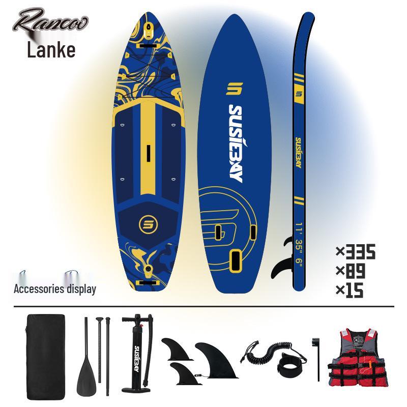 Lanko Inflatable Paddle Board - Universal PVC SUP for Surfing & Paddling