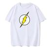 ה-BIG BANG Theory T-Shirt The BIG Print Print Lightning T-Shirt לגברים בגדי כותנה במידות גדולות קז'ואל רחוב קצר שרוולים מצחיקים