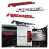 Personalized 3D Metal Car Sticker Rebel Letter Car Decal Self-Adhesive Letter Badge Stickers Car Exterior Decor Accessories