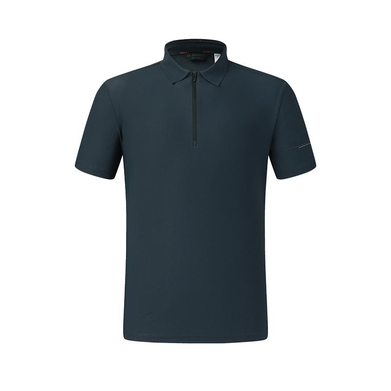 FILA Golf Series Fashion Simple Classic Basic Sports Comfortable Short Sleeve Polo Shirt Men tops Secret-Blue A11M625163FNV