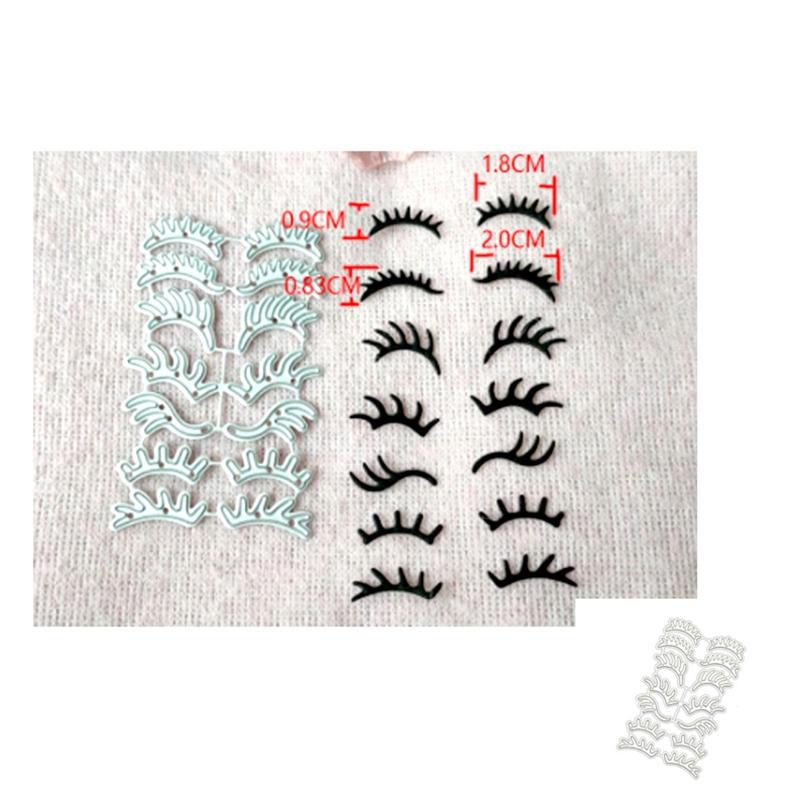 Wimper Stansvormen Frame Koolstofstaal Embossing Stanssjabloon Snijvormen voor Doe-het-zelf Fotoalbums Embossed Kaarten Kroon Kaart