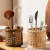 1 pièce Support à couverts - Boîte de rangement multifonctionnelle pour cuillères et baguettes, Panier étagère