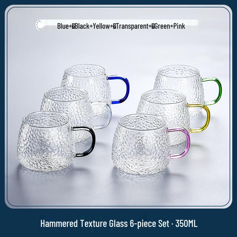 Handun Hammered High Borosilicate Glass Cup
