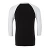 Bella + Canvas Unisex Erwachsenen Baseball 3/4 Ärmel T-Shirt