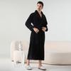 Autumn and Winter Bathrobe Padded and Thickened Couples Robe Lengthened Pajamas Women Bebe Velvet Comfortable Homewear