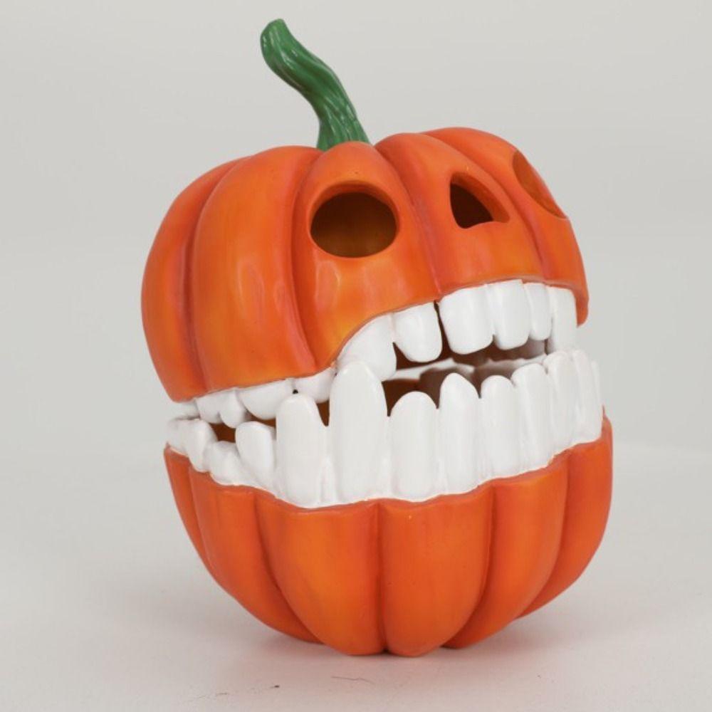 Resin Pumpkin Candy Box Halloween Decor Trick Or Treat Boxes  Desktop Display