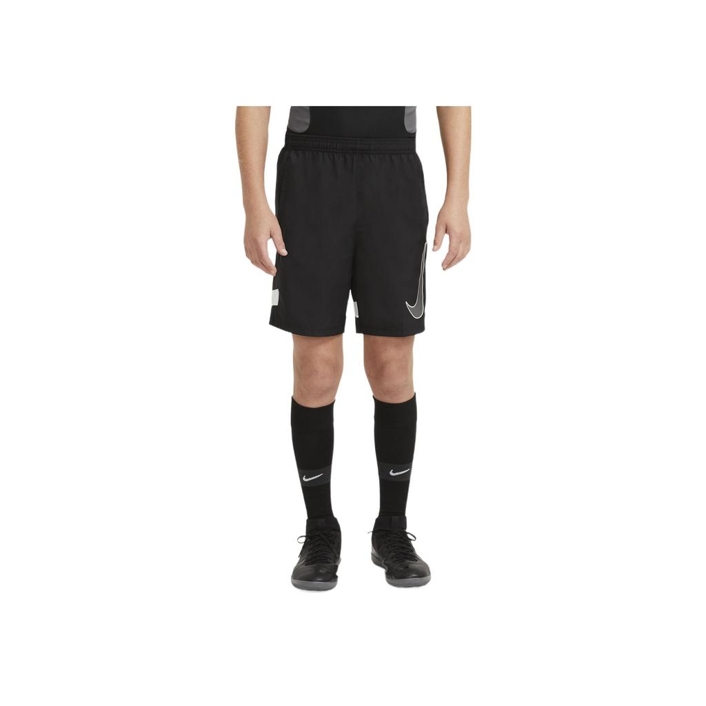 Nike Dri-FIT Academy Color Block Logo Print Straight Leg Sports Shorts Kids shorts Black CV1469-011