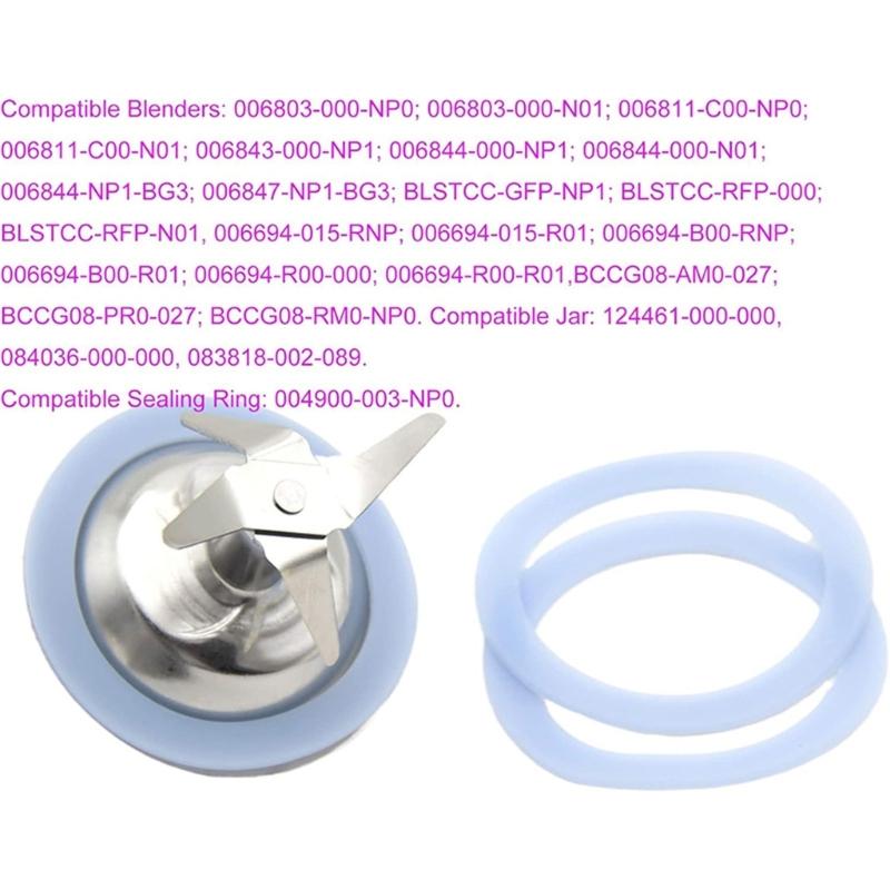 Juicer Blade Mount Essential Kitchen Appliances Part Blenders Blade Head Silicone Sealing Gasket Juicer Head for BL450