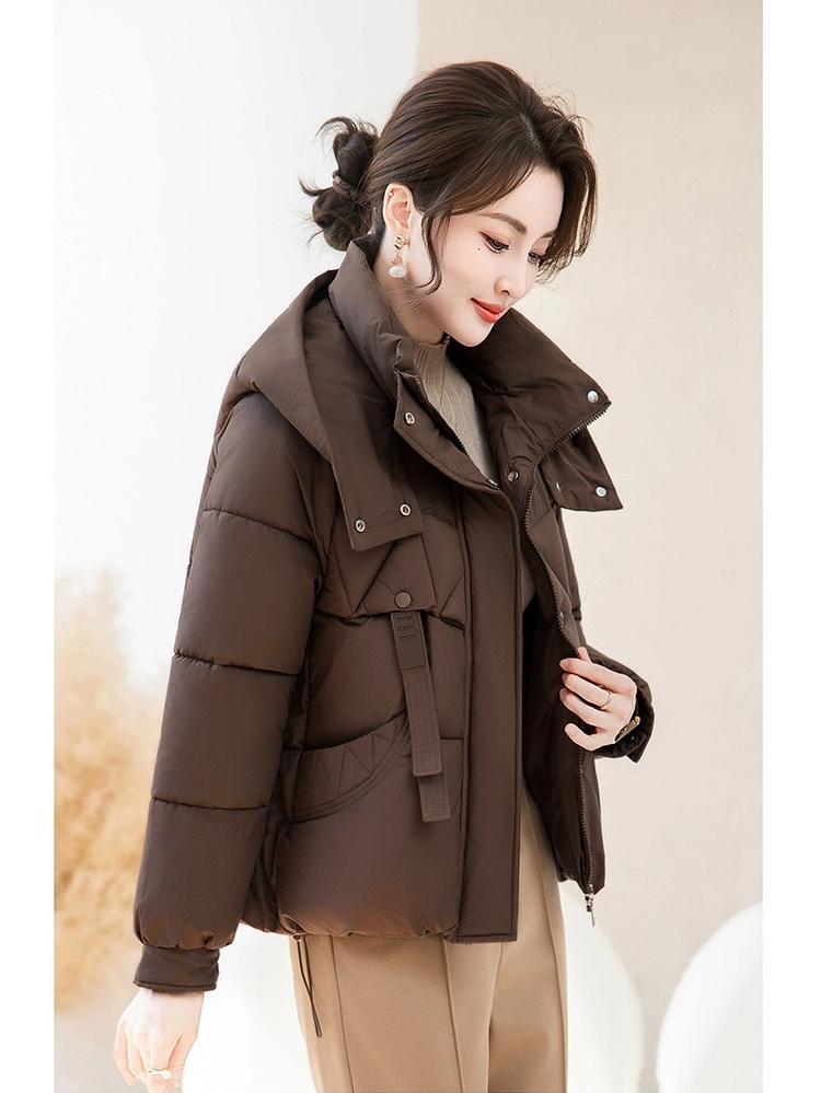 Women’s Short Hooded Windproof Thicken Warm Winter Jacket