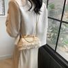Intellectual temperament portable small bag women's 2025 new trendy high-grade texture versatile single shoulder crossbody small square bag