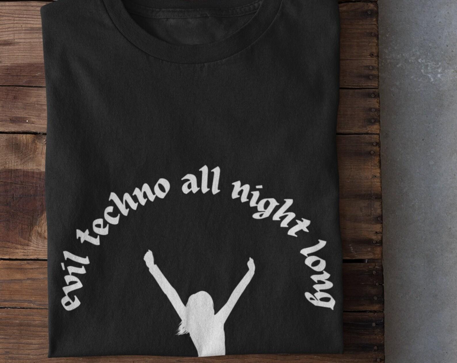 Techno Tshirt, Acid House T Shirt, Gift For DJ, Techno Tshirt, Techno Shirt, Rave Outfit, Rave Clothing, Clubbing Tshirt, Festival Clothing S