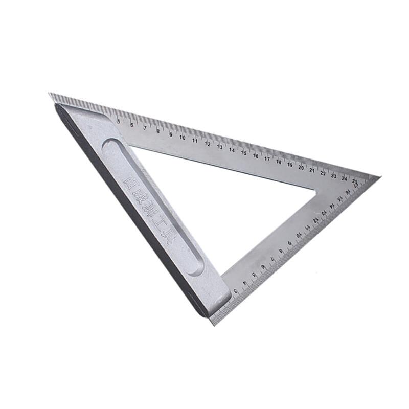 Berry Lion 200mm Aluminum Alloy Woodworking Triangle Square Ruler