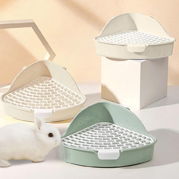 Small Rat Toilet Triangular Potty Trainer Corner Litter Box for Hamsters Critt