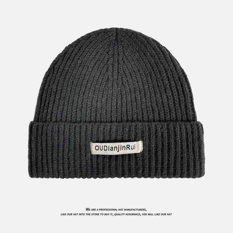 Thick Knitted Hat with Big Head Circumference and Small Face Small Woolen Hat To Prevent Cold and Keep Warm Ear Protecting Head Covering Cold Hat