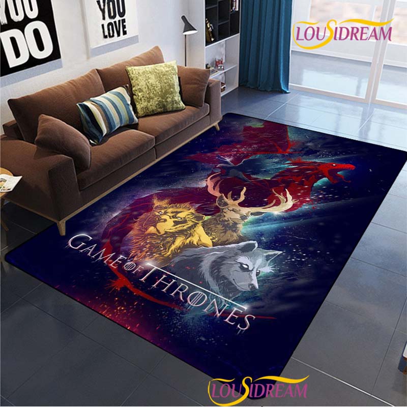 Dragon Of Game Carpet for Living Room Bedroom Rug Kitchen KidsDoor Unslip Floor Mat Birthday Gift Photography Props Alfombra Rug