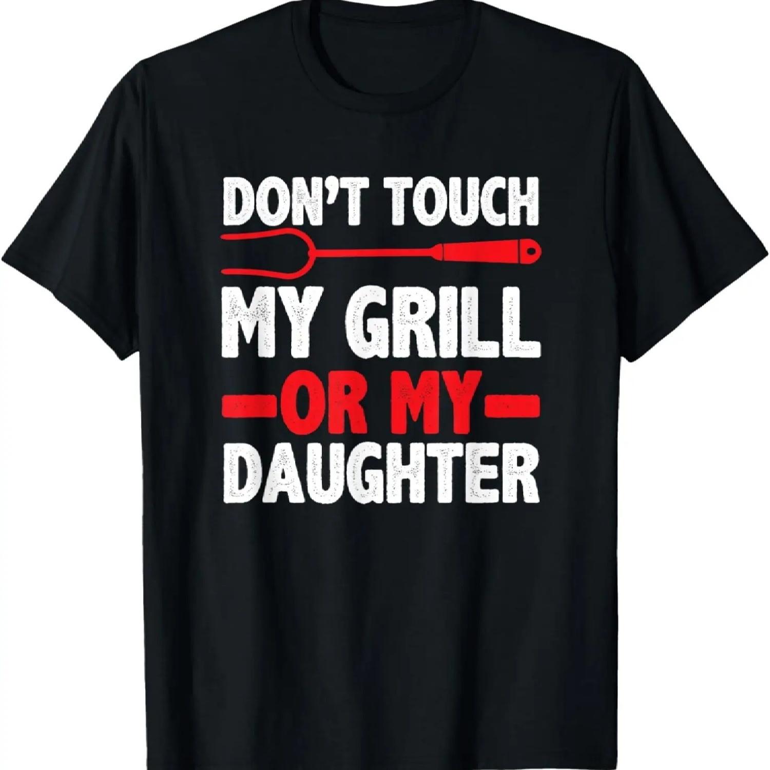 

BBQ Barbeque Dad Father Fathers Day Daughter JT T-Shirt XXXXXL чорний
