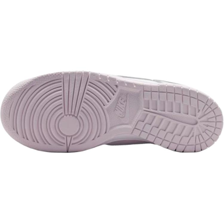 New Nike Dunk Low top Kids' Skateboarding Shoes White Light Purple Teenagers FB9109-128