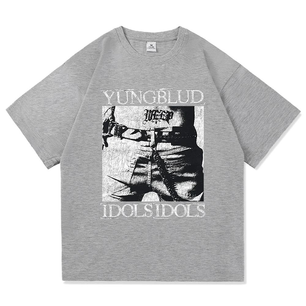 Yungblud Idols World Tour 2026 T Shirt New Fashion MenWomen Hip Hop Aesthetic Wings Tshirt High Quality Cool Cotton Tees Shirts