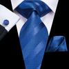 280 Styles Silk Mens Tie Pocket Square Hankerchief Cufflinks Wedding Set Prom