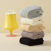 5/10 Pairs Comfortable Casual Women's Mid Calf Socks Autumn Length Socks Trendy Sports Socks Solid Color Versatile Cotton Socks Simple Women's Socks
