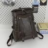 Schoolbag niche premium sense retro backpack women travel light backpack women 1011 new autumn retro commuter backpack