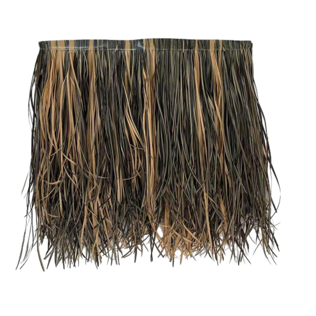Straw Roof Thatch Fake Easy to Use Decorative Equipment Artificial Palm Thatch Roll for Garden Patio Fence Umbrella Cover Bar